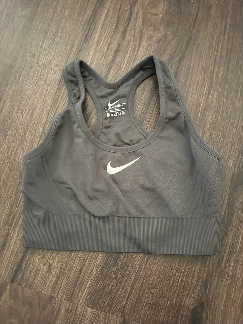 Nike Women’s Sports Bra Trio - Black, White, Gray